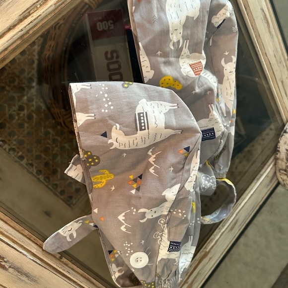 Clearance 3 pieces 2 gray 1 blue Euro Style Adj Scrub Cap nursie dr 0117 - Picture 3 of 10